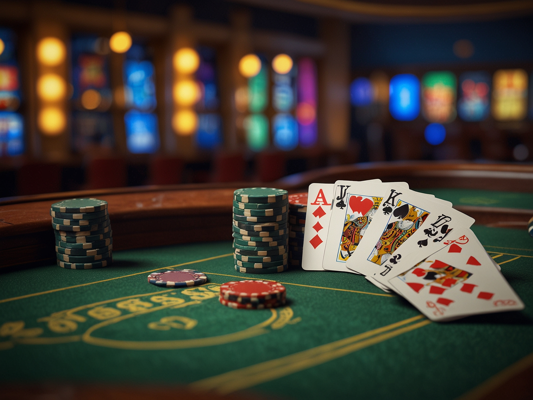 Wide selection of casino games